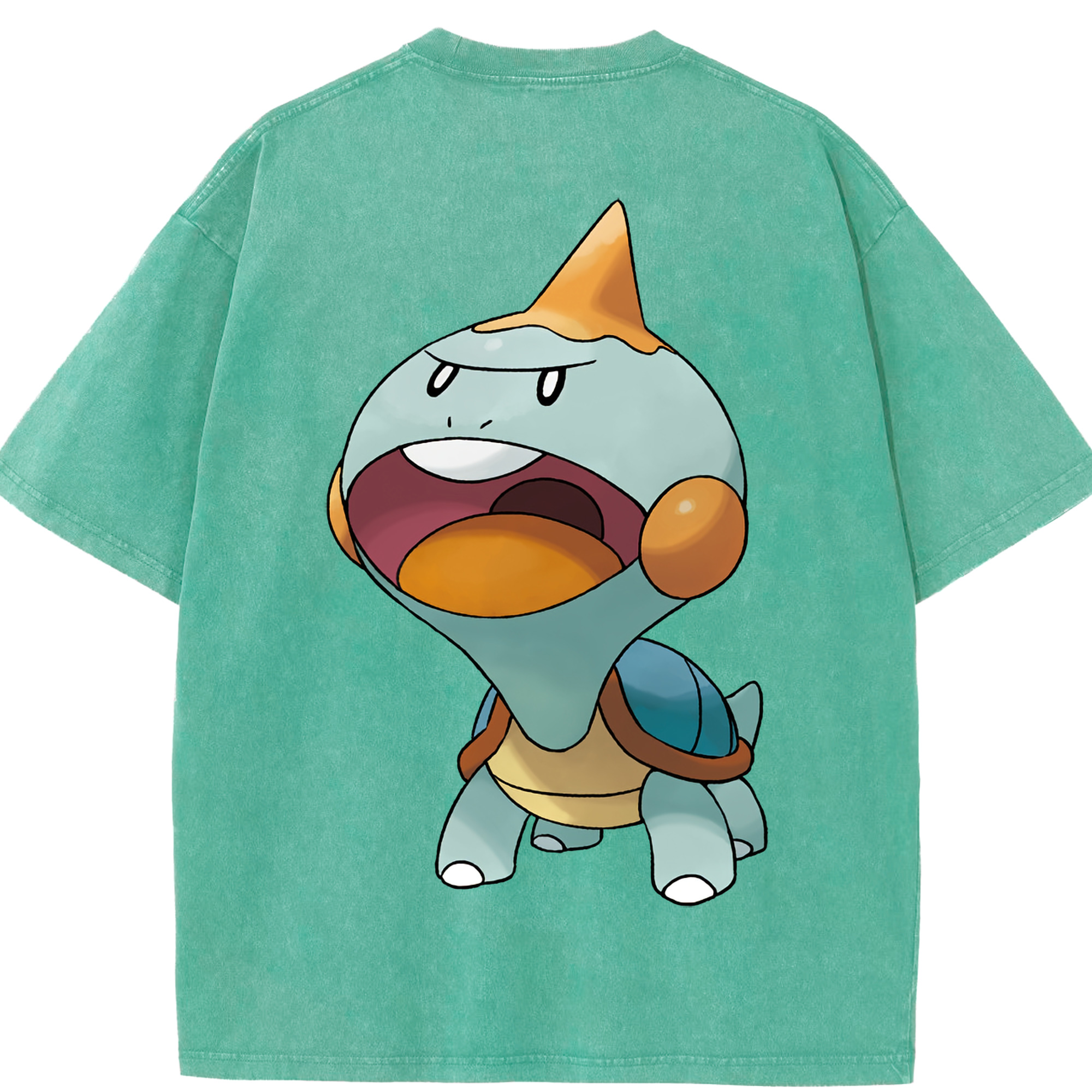 （画像用） ポケットモンスター Pokémon 綿100% ヴィンテージ風 半袖Tシャツ（背面プリント）